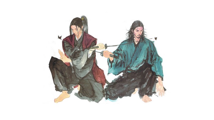 Miyamoto Musashi and Sasaki Kojiro from Vagabond