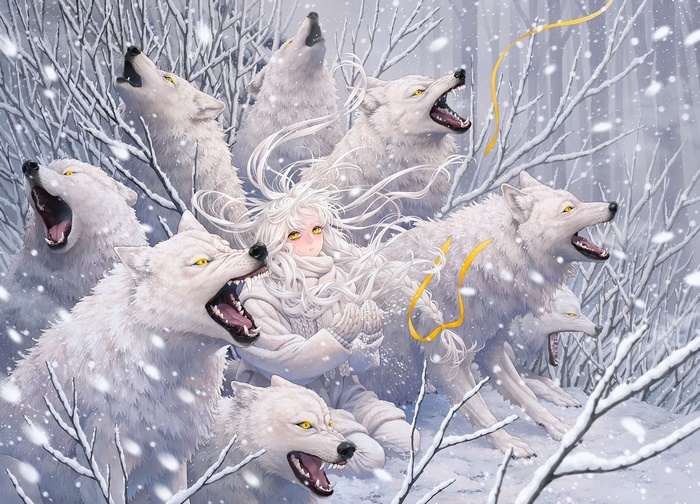 The Howling: A Girl and Wolves in Winter
