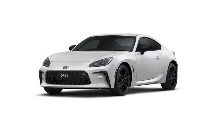 White Toyota GR 86 Sports Car