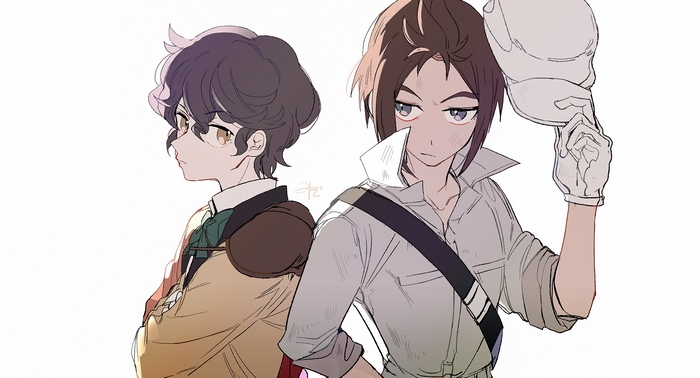 Caterpillio Zomyoji and Chevelle Kayama