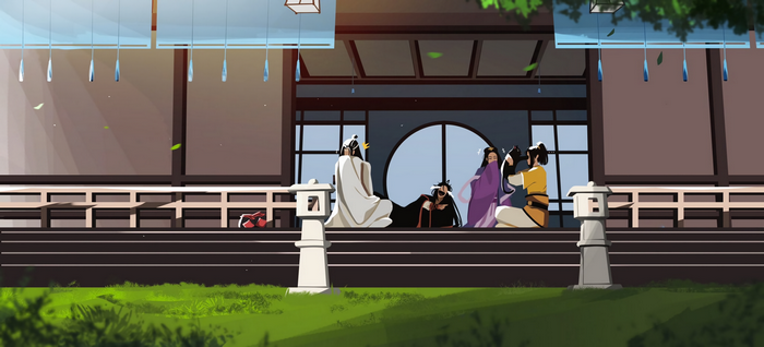 Mo Dao Zu Shi: Lan Zhan, Wei Ying, Jiang Yanli, Jin Zixuan