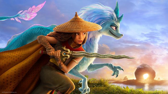 Raya and Sisu from Raya and the Last Dragon 4K