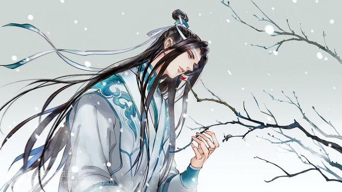 Lan Wangji in Snow