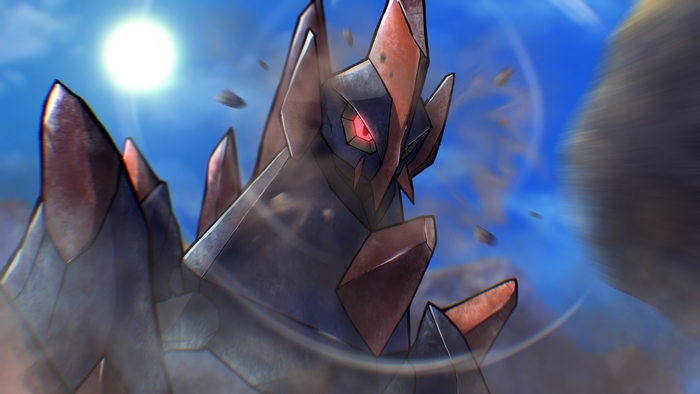 Gigalith Pokémon in a rocky, sunny environment