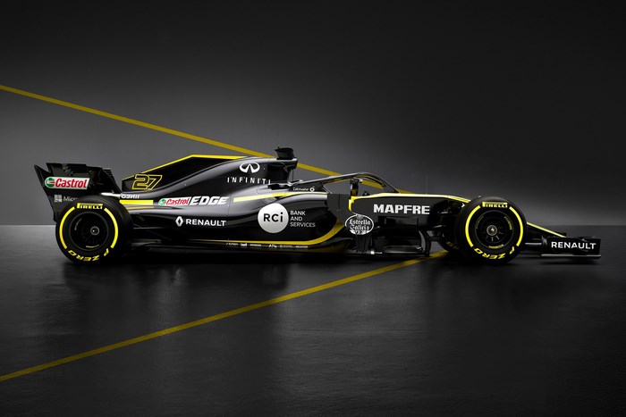 2018 Renault RS 18 Formula 1 Race Car