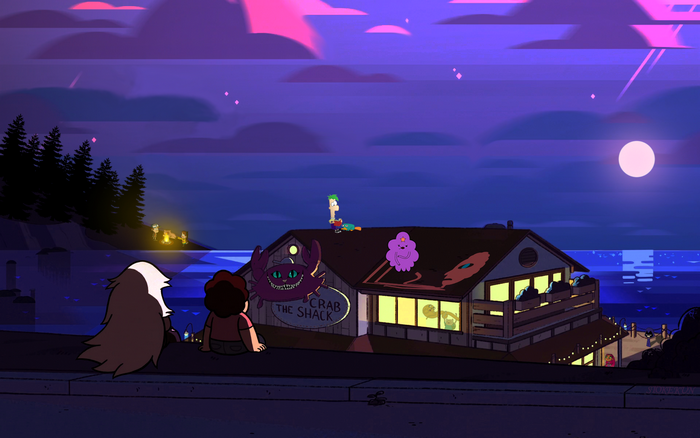 Steven Universe and Friends at The Crab Shack
