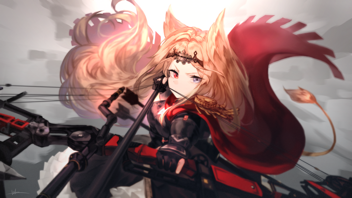 Archetto (Arknights) 4K with Heterochromia