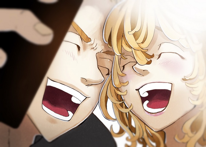 Tokyo Revengers characters laughing