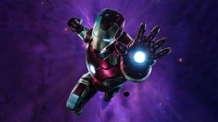 Iron Man in Space 4K