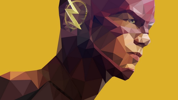 The Flash Low Poly Art