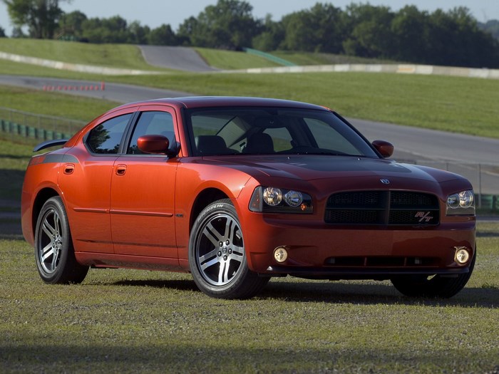 2006 Dodge Charger Daytona R/T on a Racetrack