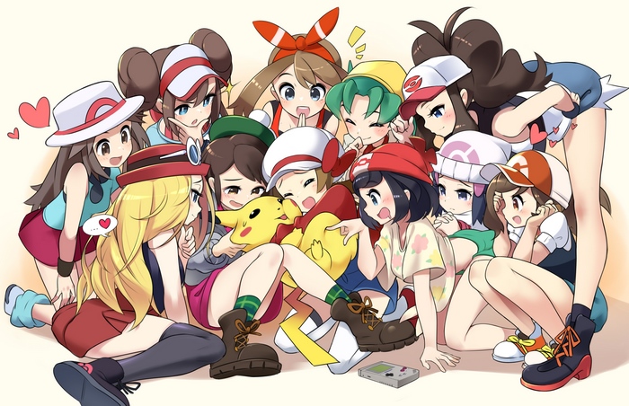 Pokemon Trainers and Pikachu