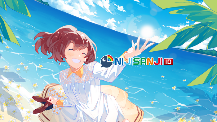 Hana Macchia by Nijisanji ID on a Tropical Beach