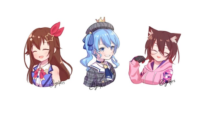 Hololive 4K: Tokino Sora, Suisei Hoshimachi, and Roboco