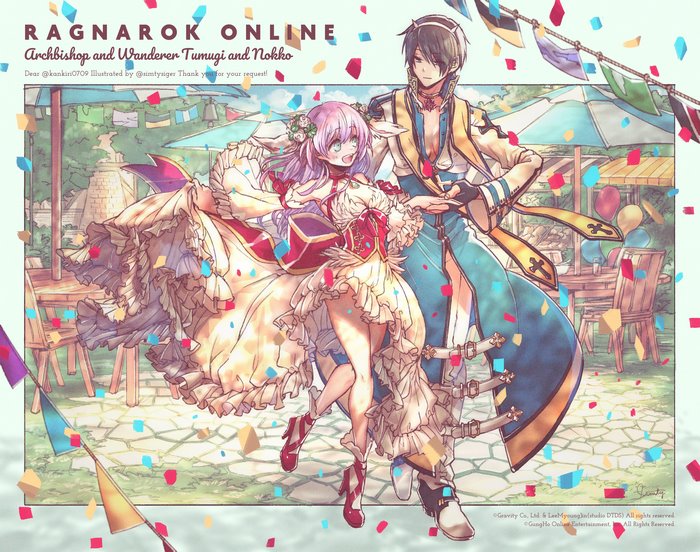 Ragnarok Online Archbishop and Wanderer Tumugi and Nokko
