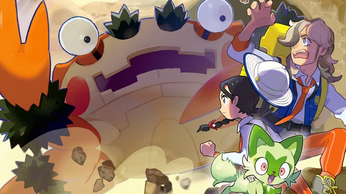 Pokemon Scarlet and Violet: Klawf, Juliana, and Sprigatito
