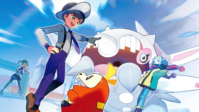 Pokemon Scarlet and Violet: Florian, Fuecoco, Grusha, and Cetitan
