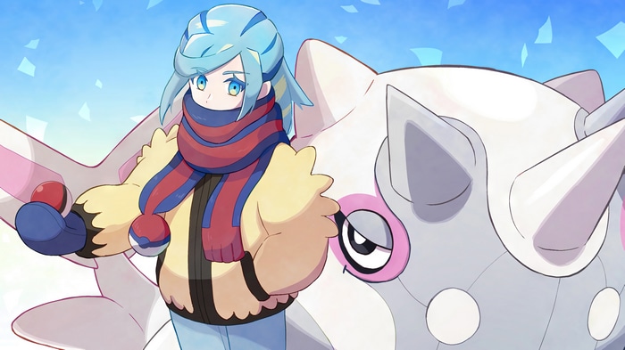 Grusha and Cetitan from Pokemon Scarlet and Violet 4K