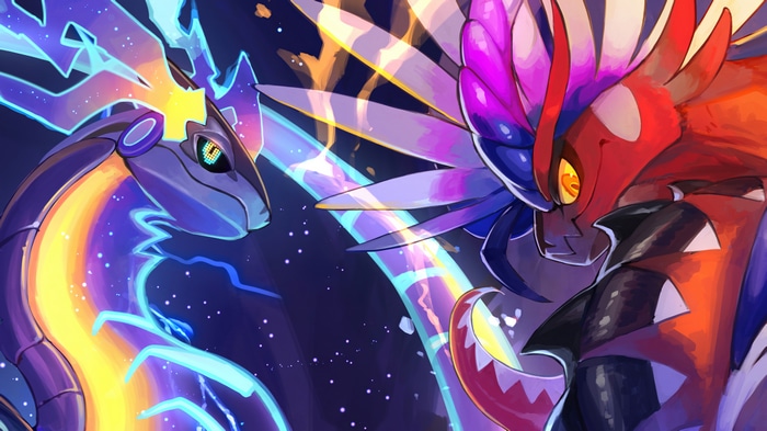 Miraidon and Koraidon from Pokemon Scarlet and Violet 4K