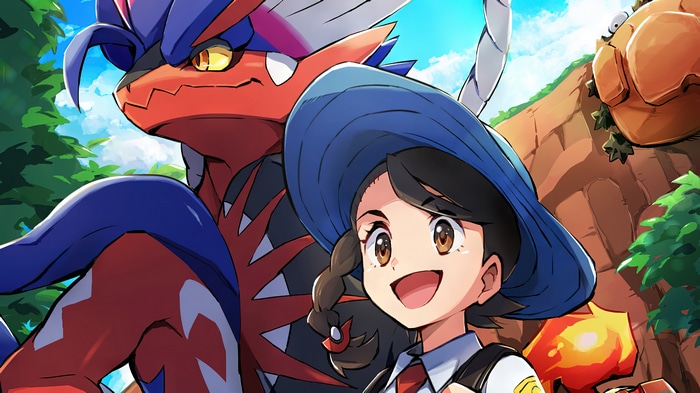 Pokemon Scarlet and Violet: Koraidon and Juliana