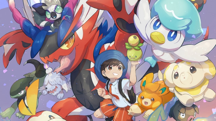 Pokemon Scarlet and Violet, Pokemon, Florian, Koraidon, Quaxly, Fidough