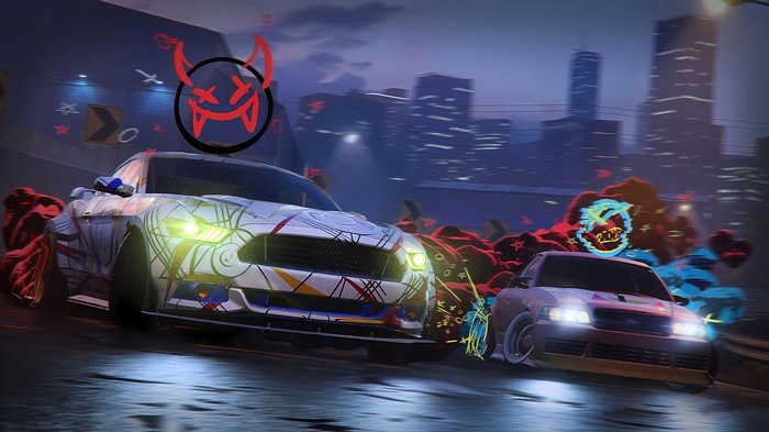 Need for Speed Unbound 4K car drift