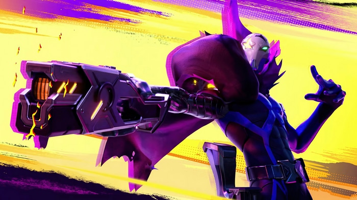 Jhin from League of Legends holding a weapon