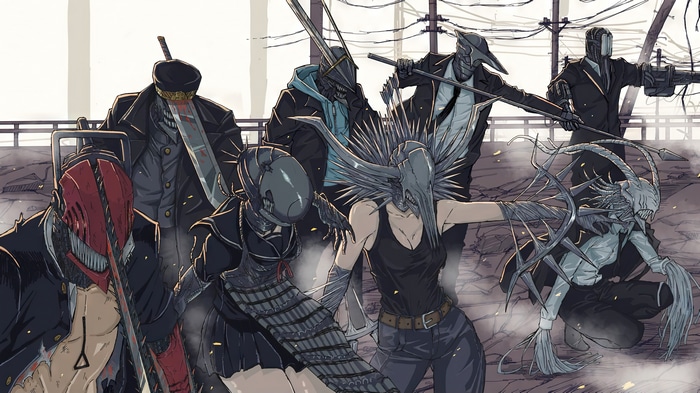 Chainsaw Man Devils in a Post-Apocalyptic Setting