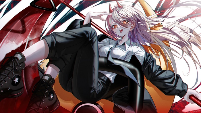 Power with Scythe from Chainsaw Man 4K