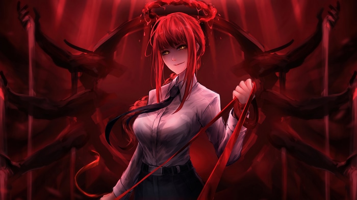 Makima from Chainsaw Man in 4K