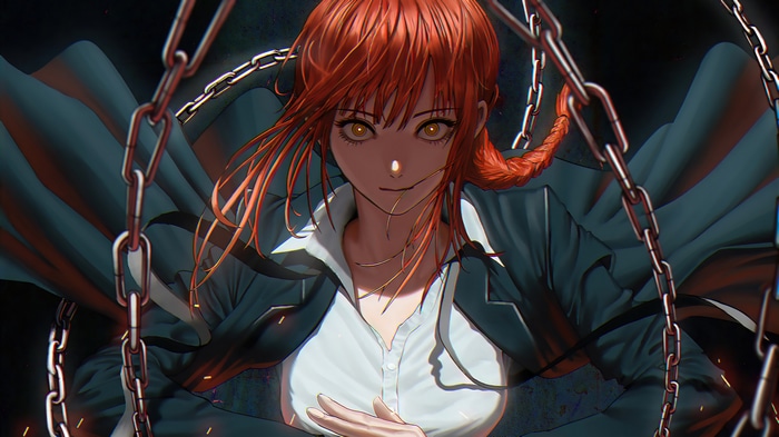 Makima from Chainsaw Man in 4K