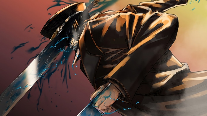 Chainsaw Man with Katana