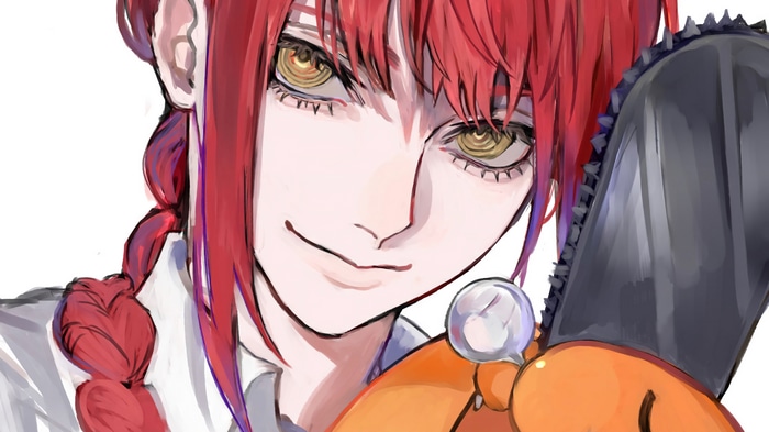Chainsaw Man Makima and Pochita 4K
