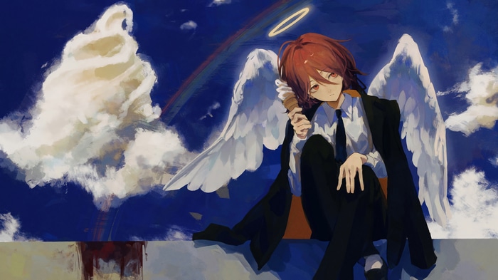 Chainsaw Man Angel Devil with Halo and Wings