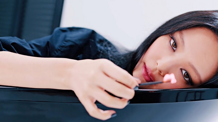 Jennie from BLACKPINK with pink makeup