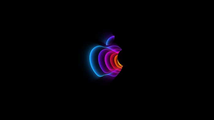 Colorful Apple Logo 4K