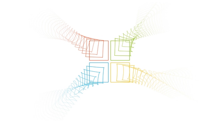 Windows 11 Microsoft Logo Abstract Art