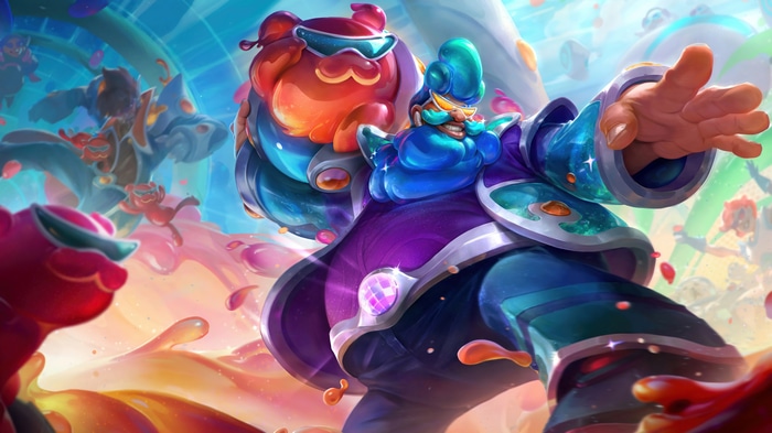 Space Groove Gragas League of Legends Splash Art 4K
