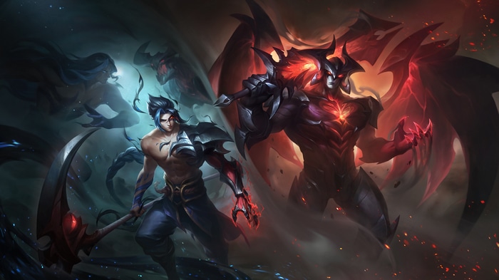 Aatrox and Kayn from League of Legends 4K