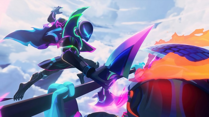Empyrean Pyke and Jax in League of Legends 4K