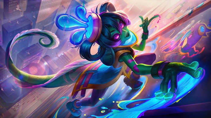 Street Demon Neeko Splash Art 4K