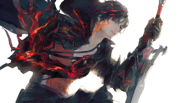 Clive Rosfield from Final Fantasy 16 with fiery arm