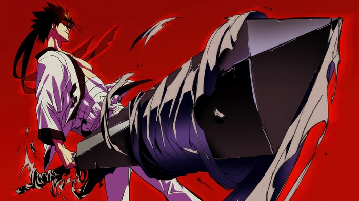 Sanosuke Sagara with a Giant Sword in 4K