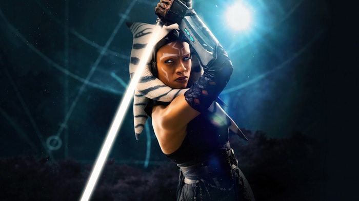 Ahsoka Tano with Lightsaber in Star Wars 4K