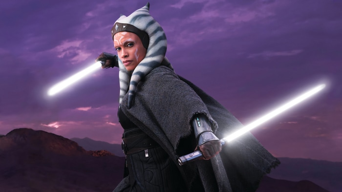 Ahsoka Tano with Lightsabers in Star Wars 4K