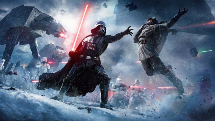 Darth Vader and Stormtroopers in Star Wars 4K