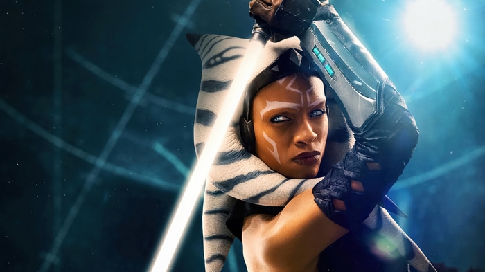 Ahsoka Tano with a Lightsaber in Star Wars 4K