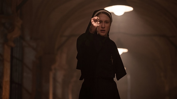 Taissa Farmiga as Irene Palmer in The Nun 2 4K
