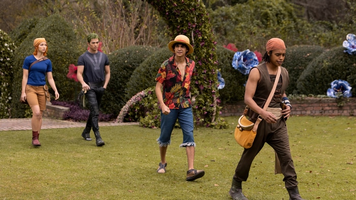 One Piece Live Action: Monkey D. Luffy, Roronoa Zoro, Nami, Usopp