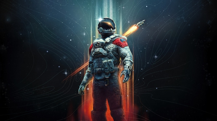 Starfield Astronaut in Space